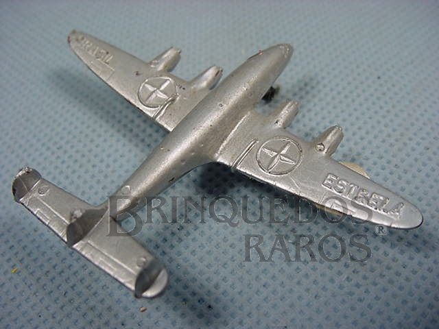 Brinquedo antigo Avião Super Constellation com 6,00 cm de comprimento Década de 1960
