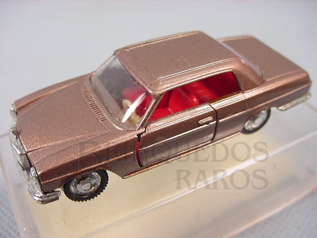 Brinquedo antigo Mercedes Benz 250 CE dourada Brasilianische Schuco Rei