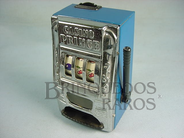 Brinquedo antigo Caça Níqueis Casino Price com 16,00 cm de altura Década de 1970