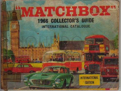 Brinquedo antigo Catálogo 1966 da Fábrica Matchbox, Inglaterra