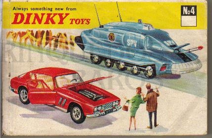 Brinquedo antigo Catálogo 1968 da Fábrica Dink Toys, Inglaterra