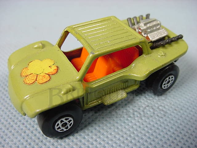 Brinquedo antigo Baja Buggy Superfast Brazilian Matchbox verde Inbrima 1970