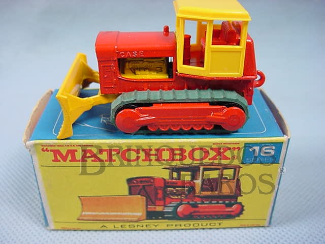 Brinquedo antigo Case Tractor esteiras verdes