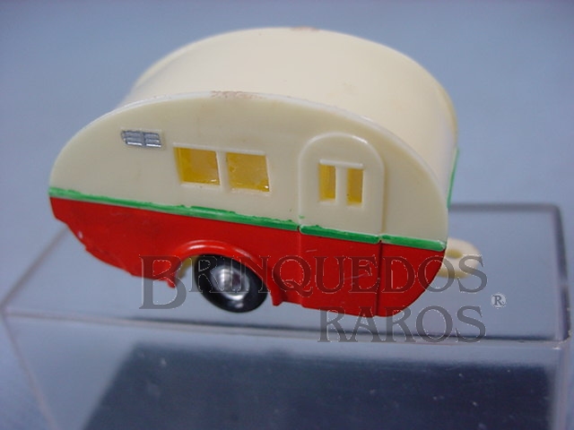 Brinquedo antigo Trailer com 4,00 cm de comprimento. Década de 1960