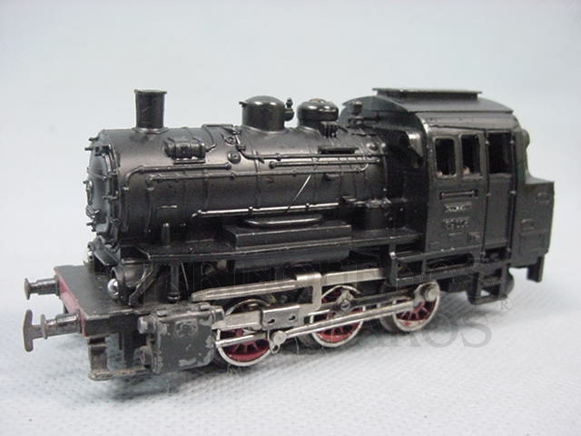 Brinquedo antigo Locomotiva a vapor Rodagem C DB Corrente Alternada Década de 1960
