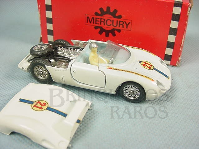 Brinquedo antigo Ferrari Racing Sport Car Sebring Equipe North American Racing Tean Ano 1966