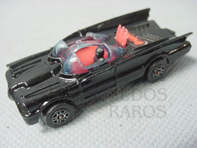 Brinquedo antigo Carro do Batman Batmobile Batmóvel Corgi Jr segunda versão só com o Batman