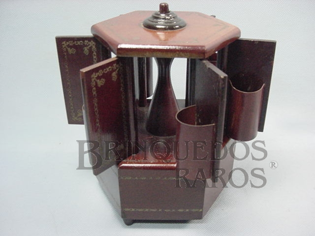 Brinquedo antigo Caixa de Música Pagode porta-cigarros Melodia Valsa Vienense Ano 1954