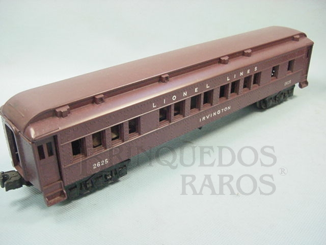 Brinquedo antigo Carro de Passageiros Irvington número 2625 Década de 1950