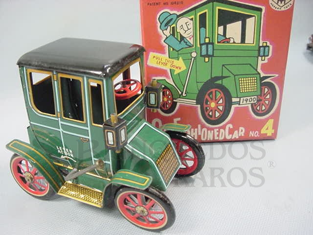 Brinquedo antigo Old Fashioned Car Nº 4 Movimento acionado por alavanca Ano 1967