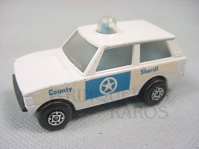 Brinquedo antigo Police Patrol Rola-Matics County Sheriff blue interior
