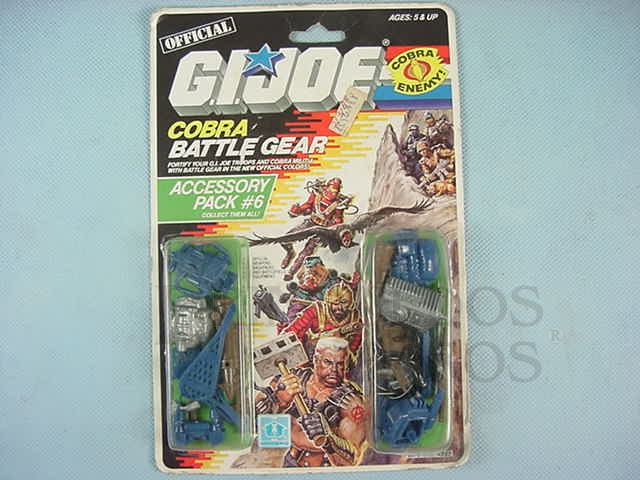 Brinquedo antigo Accessory Pack number 6 Battle Gear completo lacrado Ano 1987