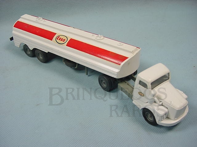 Brinquedo antigo Cavalo Mecânico Scania Vabis L76 com carreta Esso