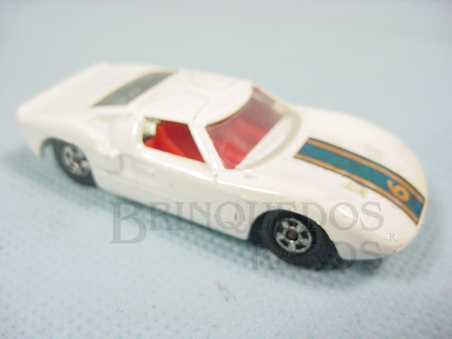 Brinquedo antigo Ford GT Superfast branco