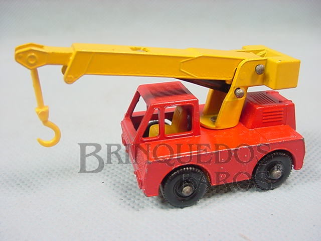 Brinquedo antigo Guindaste Iron Fairy Crane black plastic Regular Wheels