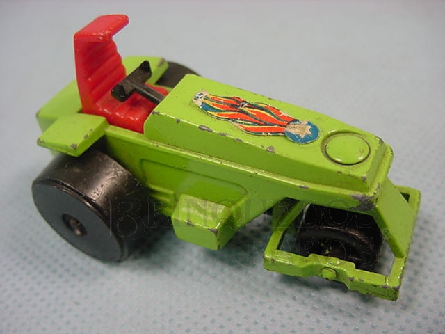 Brinquedo antigo Rod Roller Superfast verde limão Brazilian Matchbox Inbrima 1970