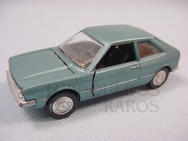 Brinquedo antigo Volkswagen Scirocco azul metálico Brasilianische Schuco Rei