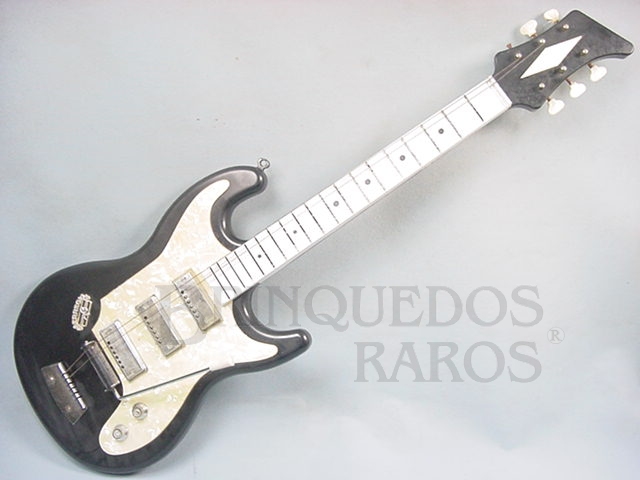 Brinquedo antigo Guitarra Elétrica com 75,00 cm de comprimento Década de 1970