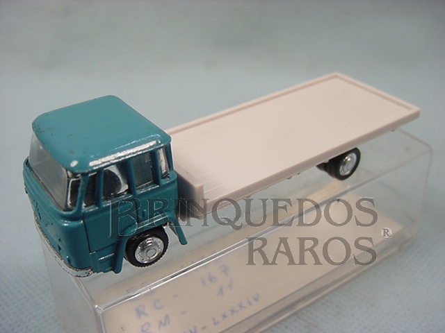 Brinquedo antigo Bussing Caminhão com plataforma Brasilianische Schuco Rei
