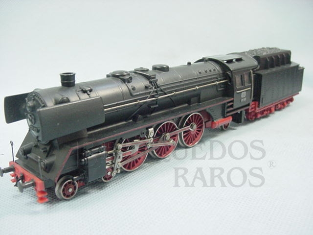 Brinquedo antigo Locomotiva a vapor tipo 2`C1`  Linha DB toda em Metal Made in US Zone Ano 1954