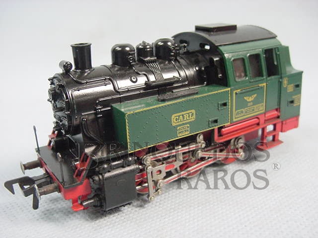Brinquedo antigo Locomotiva à vapor tipo 0-6-0 Ferrovia particular Sobe rampas com cremalheira Década de 1970
