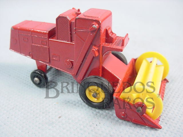 Brinquedo antigo Colheitadeira Claas Combine Harvester black plastic Regular Wheels
