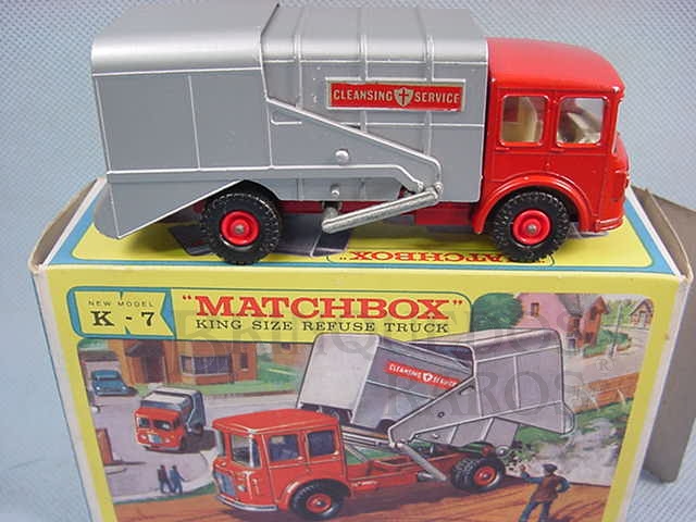 Brinquedo antigo Caminhão Refuse Truck Série King Size Década de 1960