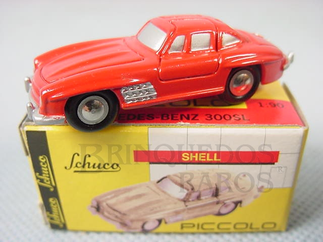 Brinquedo antigo Mercedes Benz 300 SL Série Piccolo Década de 1990