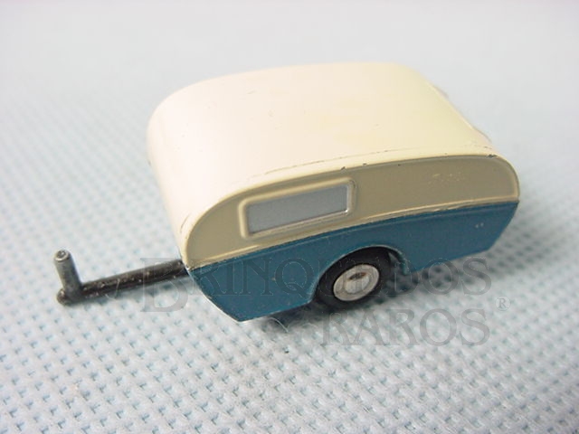 Brinquedo antigo Trailer Caravan Série Piccolo com 5,00 cm de comprimento Numerado 722 Ano 1957