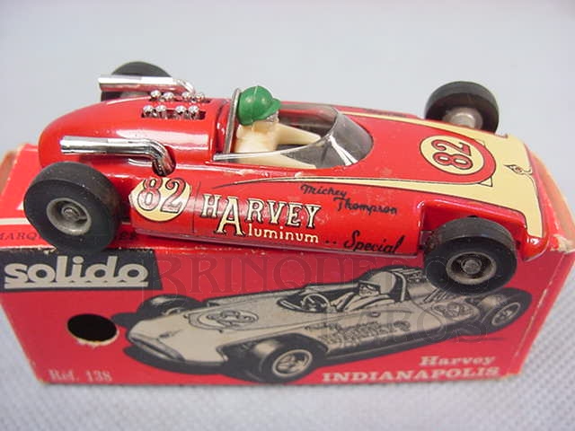 Brinquedo antigo Harvey Aluminiun Indianápolis Special Datado 2-1965