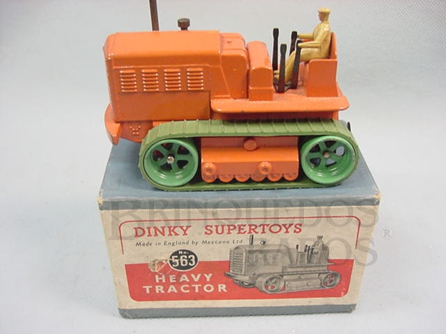 Brinquedo antigo Heavy Tractor Década de 1950