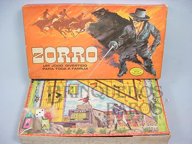 Brinquedo antigo Jogo Zorro Walt Disney Década de 1970