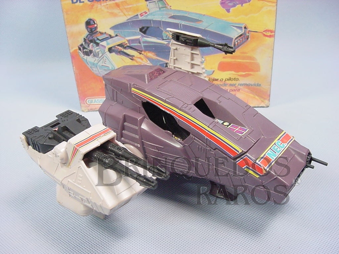 Brinquedo antigo Nave Estelar de Combate Star Wars Série Droids Década de 1980