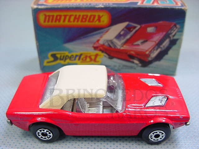 Brinquedo antigo Dodge Challenger Superfast Brazilian Matchbox Inbrima 1970