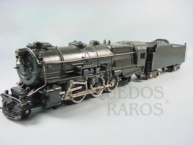 Brinquedo antigo Locomotiva a vapor American Flyer Década de 1950