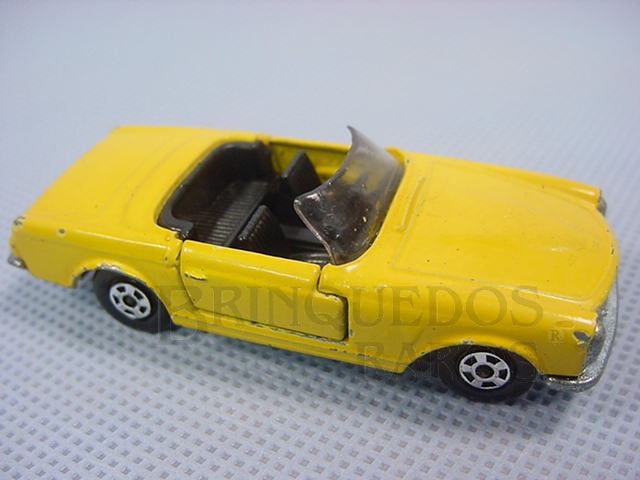 Brinquedo antigo Mercedes Benz 230 SL Superfast Transitional Weels amarelo