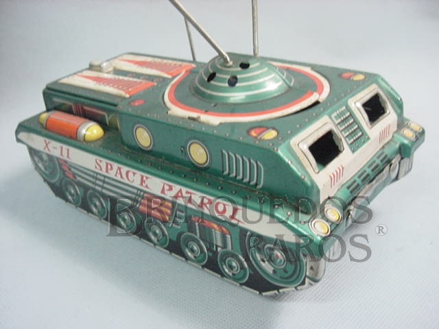 Brinquedo antigo Tanque Espacial X-11 Espace Patrol Década de 1970