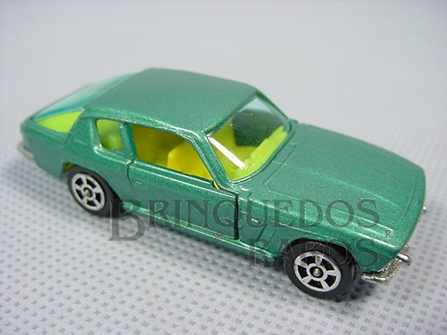 Brinquedo antigo Jensen Interceptor Corgi Jr Whizzwheels azul metálico