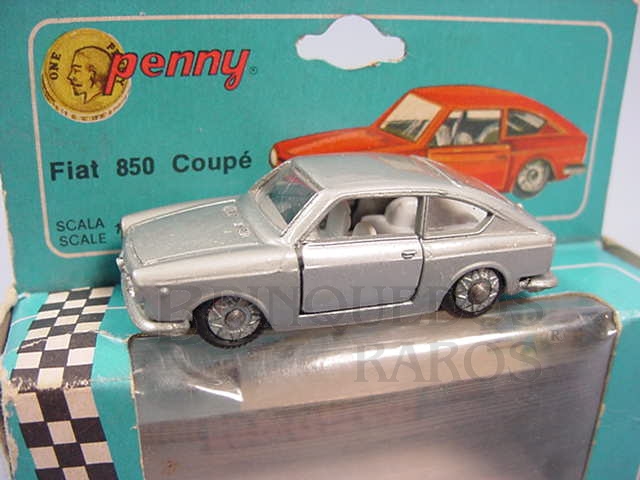 Brinquedo antigo Fiat 850 Coupé Penny Politoys Década de 1960