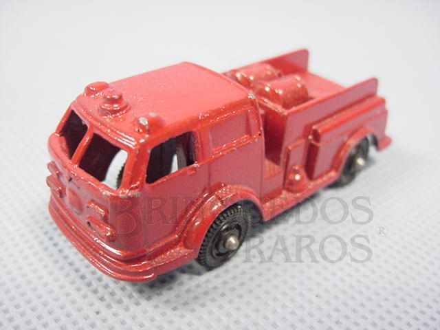 Brinquedo antigo American LaFrance Fire Bumper com 6,00 cm de comprimento Década de 1960
