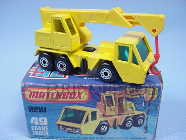 Brinquedo antigo Guindaste Crane Truck Superfast