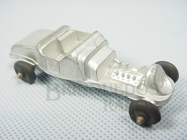 Brinquedo antigo Calhambeque Hot Rod com 8,00 cm de comprimento Década de 1950