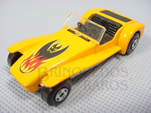 Brinquedo antigo Lotus Super Seven Superfast amarela