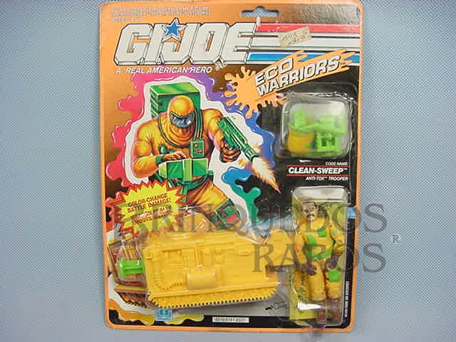 Brinquedo antigo Eco Warriors Clean Sweep completo lacrado Ano 1990