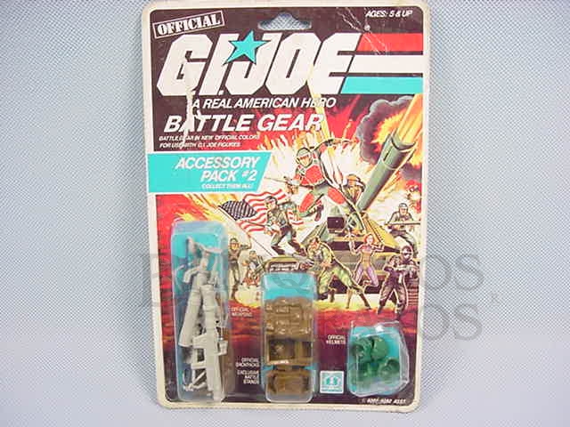 Brinquedo antigo Accessory Pack number 2 Battle Gear completo lacrado Ano 1984