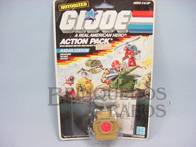 Brinquedo antigo Action Pack Radar Station completo lacrado Ano 1987