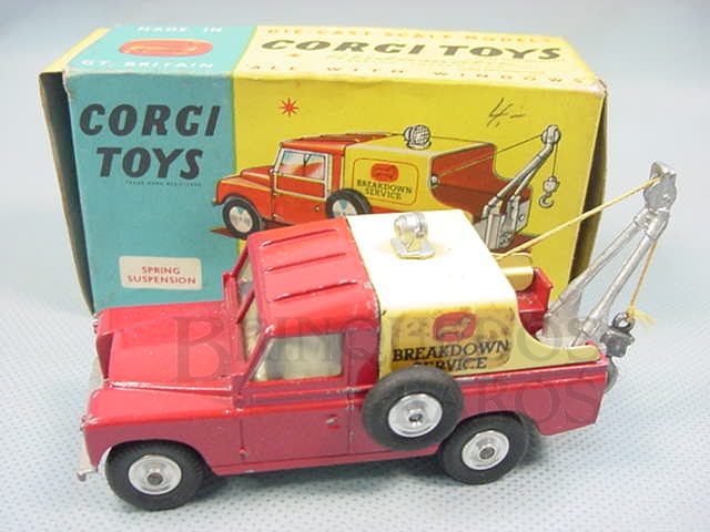 Brinquedo antigo Land Rover Breakdown Truck Ano 1962