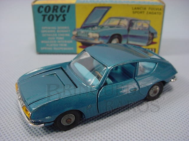 Brinquedo antigo Lancia Fulvia Sport Zagato Ano 1968