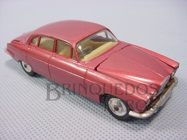Brinquedo antigo Jaguar Mark X Saloon vermelho metálico Ano 1965