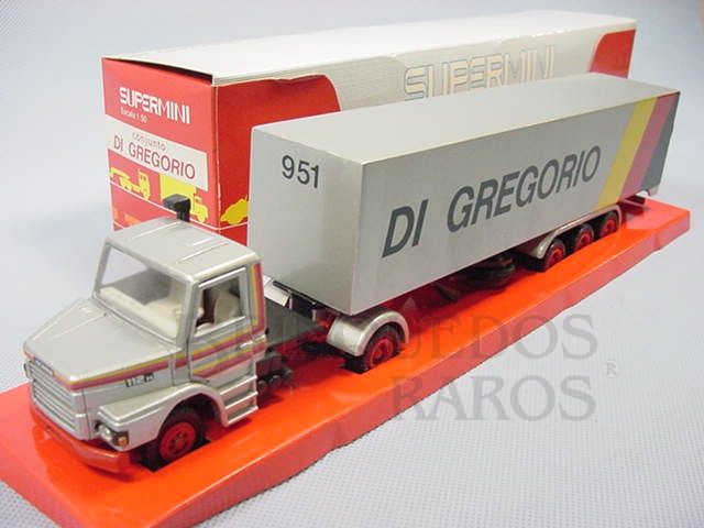 Brinquedo antigo Cavalo Mecânico Scania Vabis 112H com Carreta Di Gregório